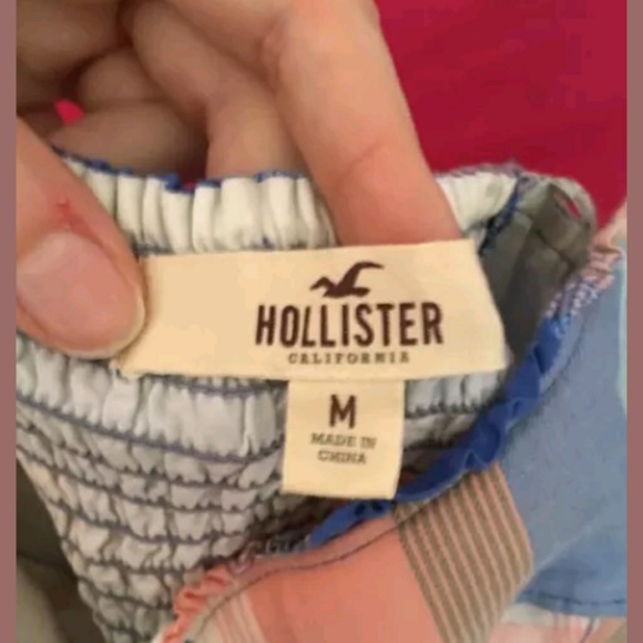 Hollister Multicolor Pastel Plaid Mini Dress - Picture 2 of 3